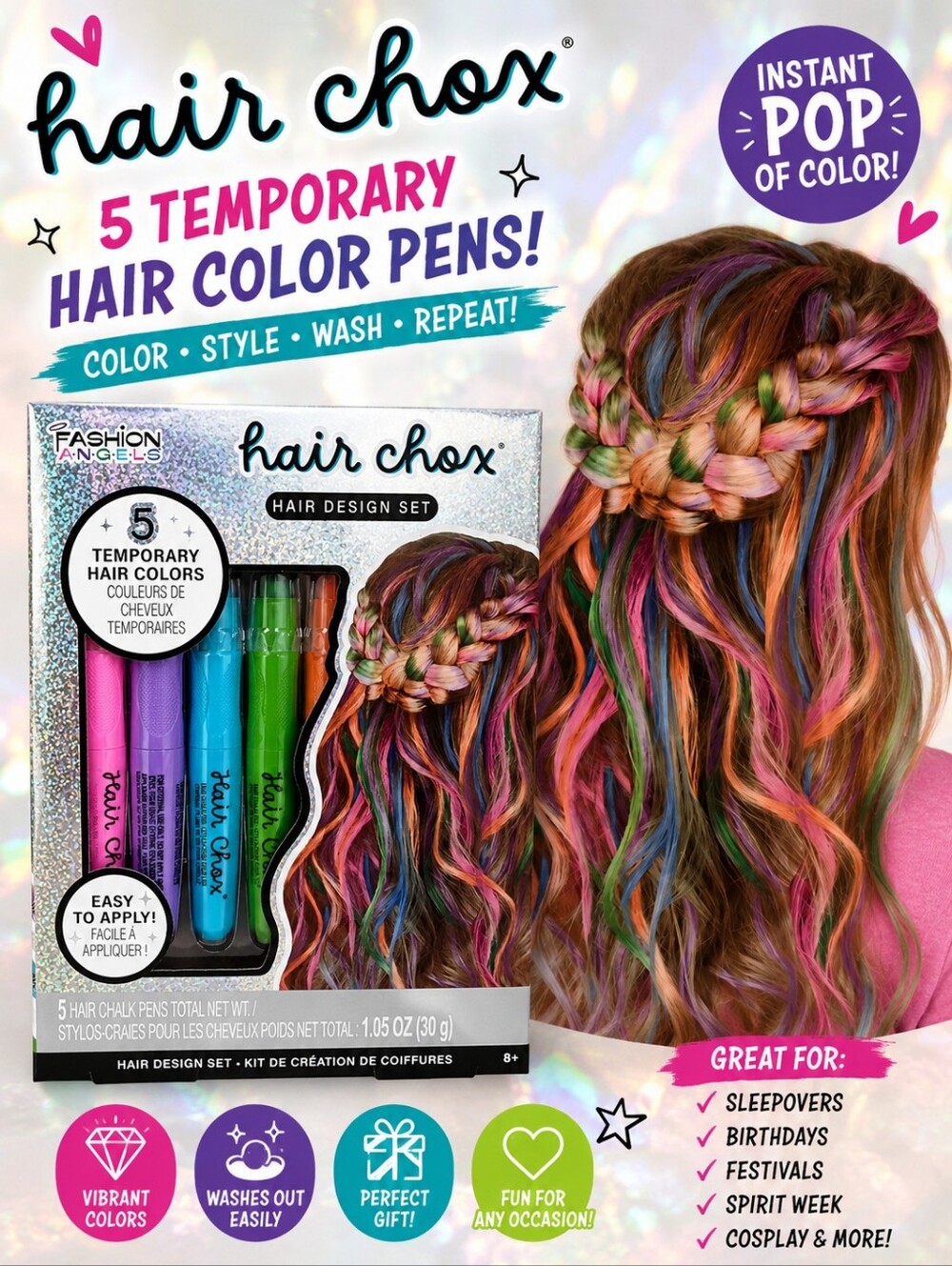 Fashion Angels Hair Chox Hair Design Set